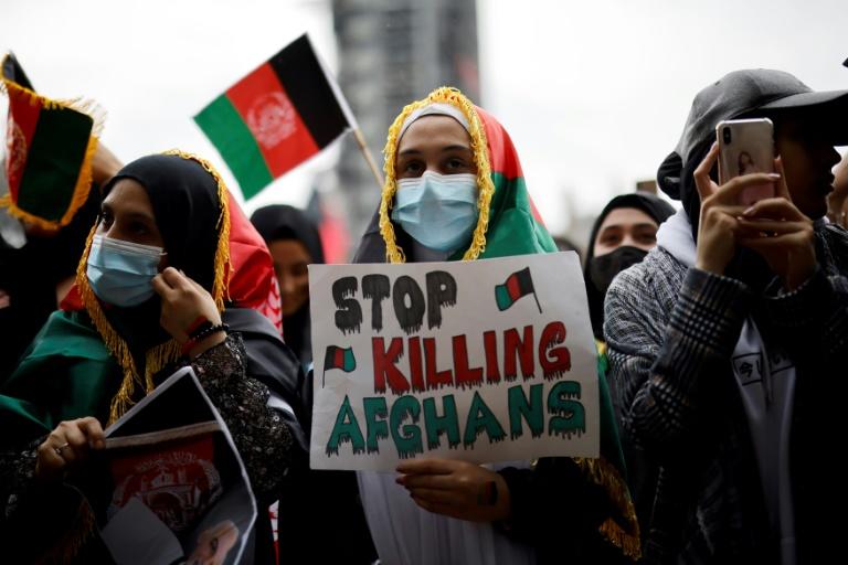 Thousands Rally In London To Protest Taliban Takeover