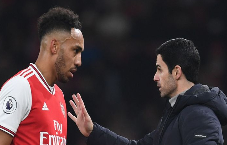 Aubameyang banished from Arsenal first-team training